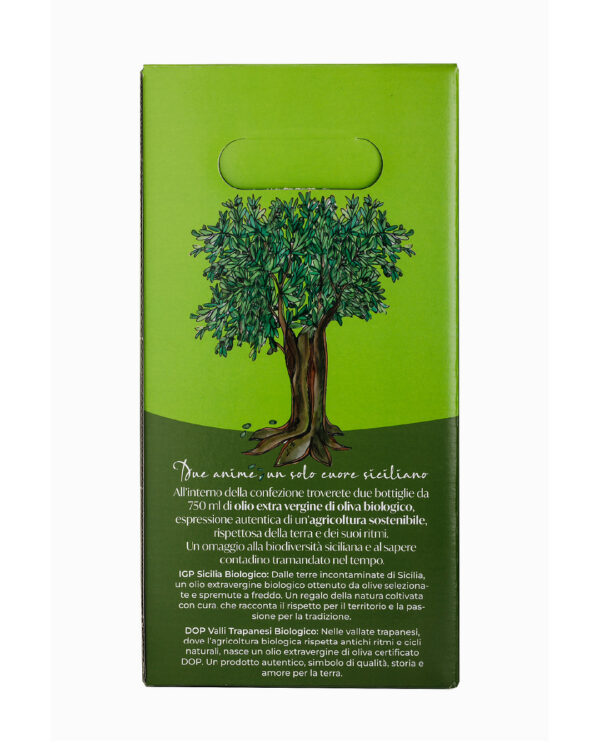 Confezione Regalo 2 Bottiglie – Bio IGP Sicilia + Bio DOP Valli Trapanesi